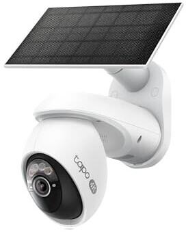 Tapo C660 KIT 4K 360° Solar Überwachungskamera Außen, Akku 10000 mAh,