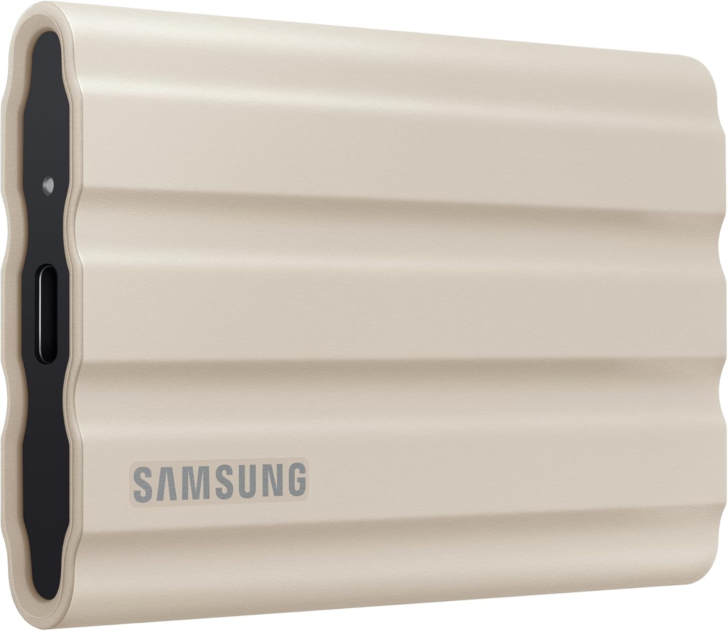 2 Samsung T7 Shield External SSD, 1 TB, Beige